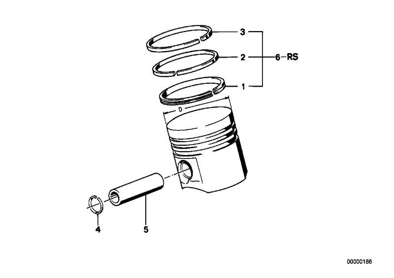 Piston ring set MAH-081 21 N0