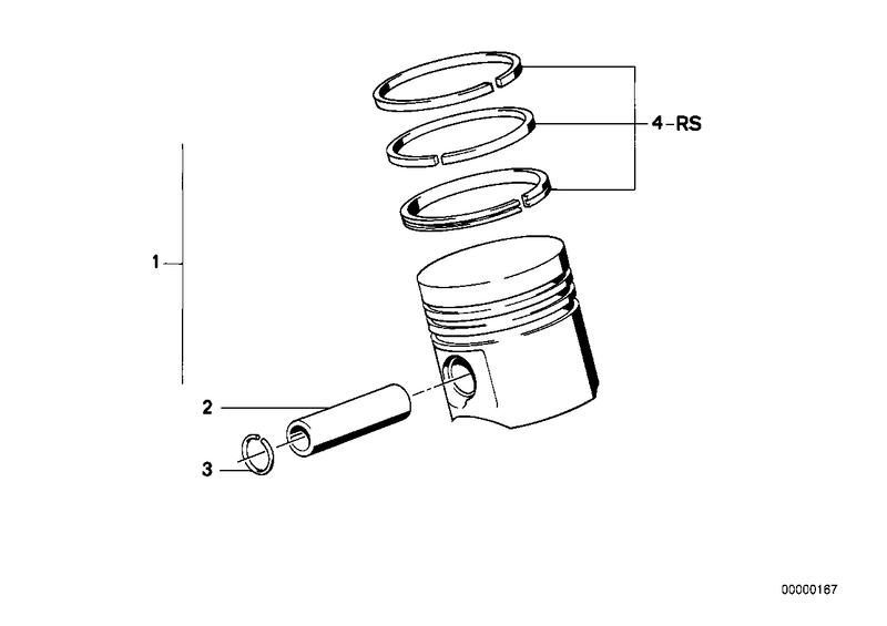 Oil scraper ring S14B23 11251311342