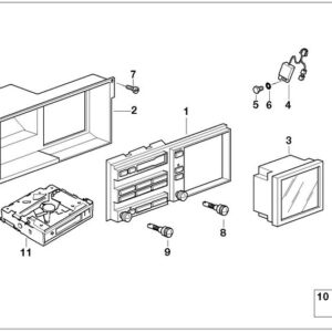 TV amplifier left BLUE 65248362532