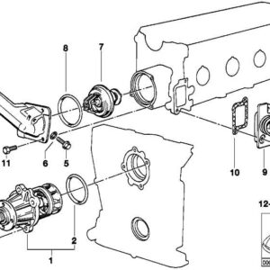 18301723887 Genuine BMW Asbestos Free Gasket