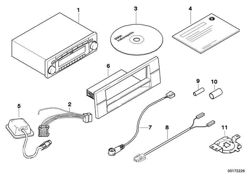 Holder GPS antenna 65908360722