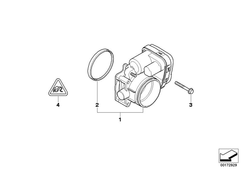 Throttle body 13547515196