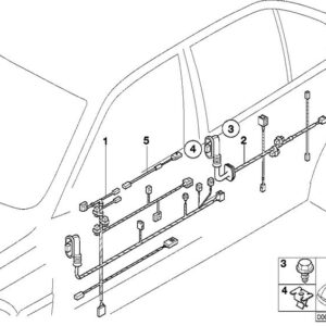 Cable set right rear 61121393542