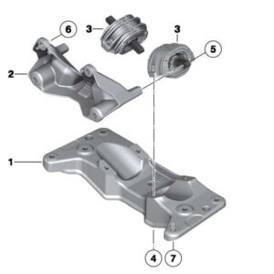 Gear support bracket 22326775909