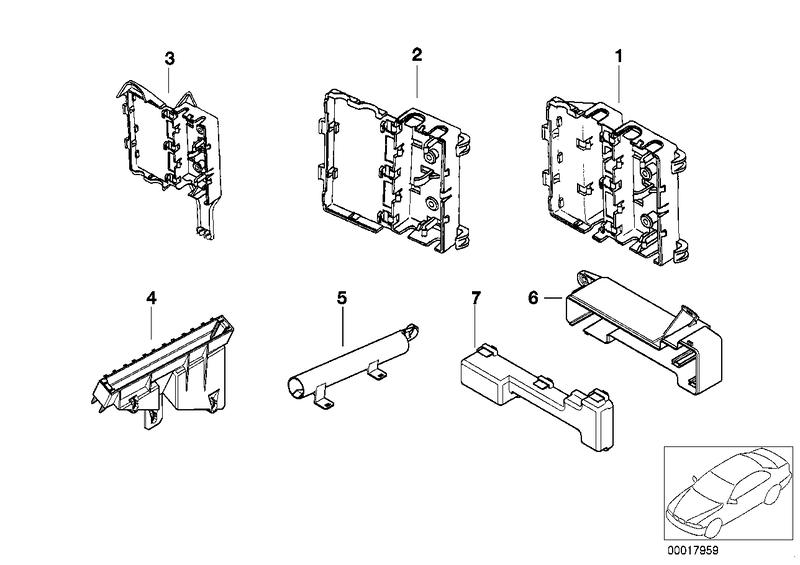 Tailgate hinge holder 61138366576