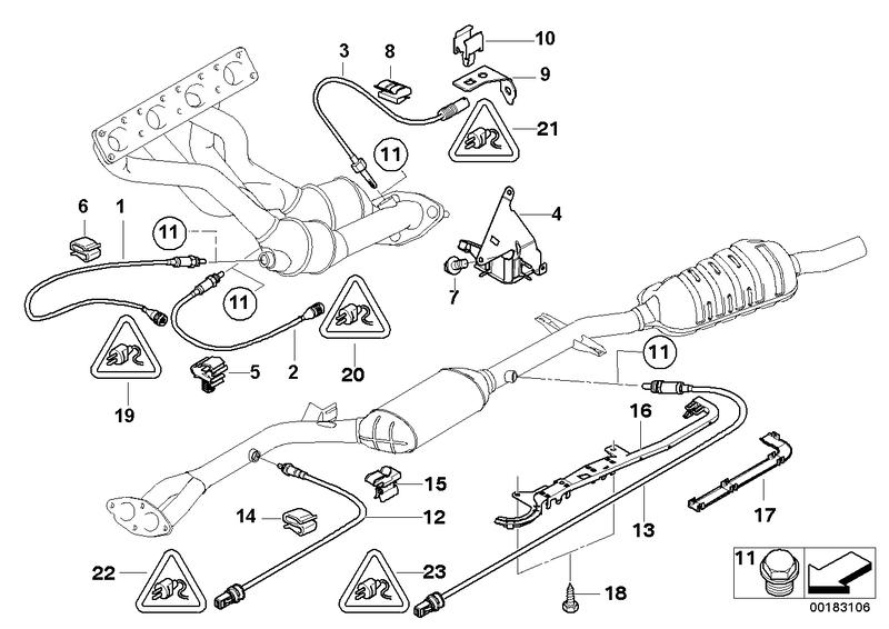 Lambda probe holder conduit 11787506540