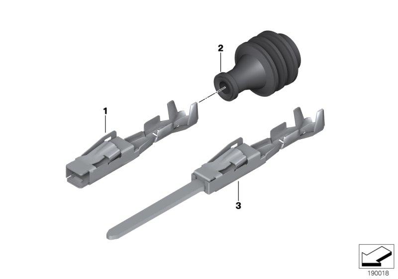 Socket contact MLK 1.2 0.5 mm² / AG 12527560453
