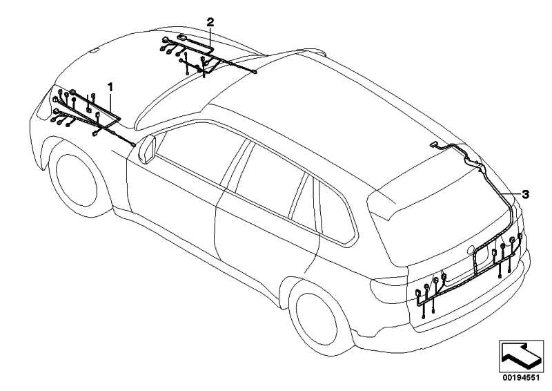 Rep harness tailgate 61119199435