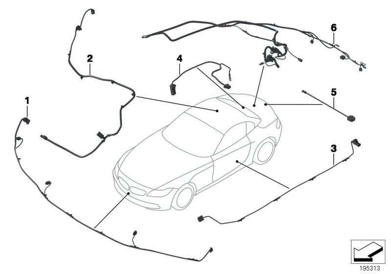 Harness tailgate 61129225778