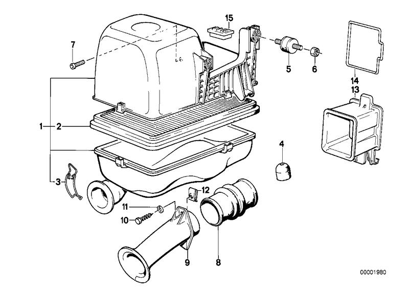 Intake silencer 13711312331