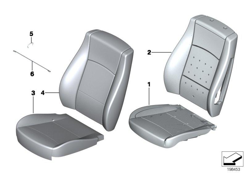 Reference base seat leather OYSTER 52107324161