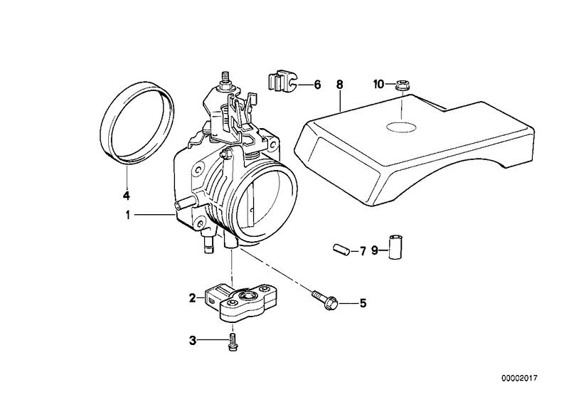 Throttle body 13541726392