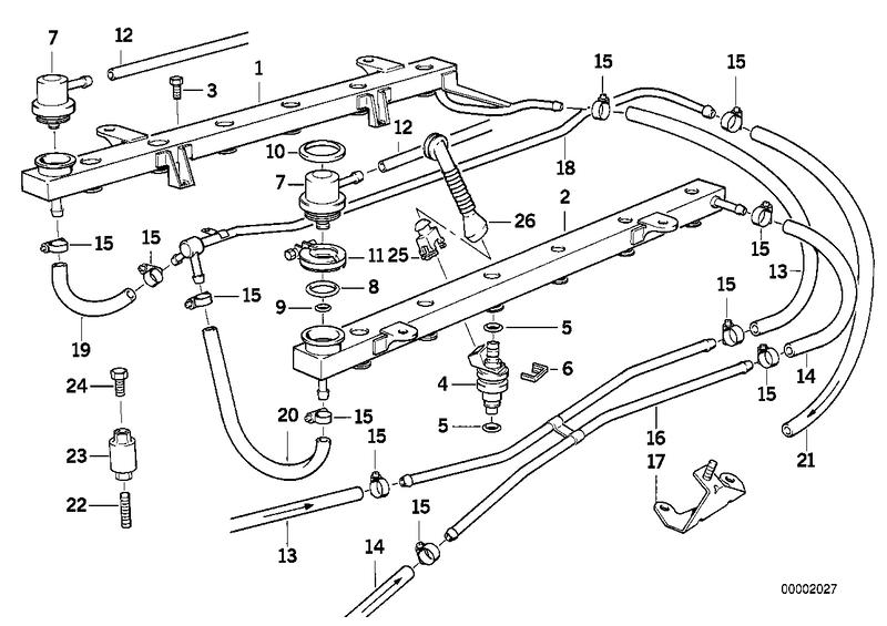 Fuel supply line ZYL.7-12 13531731082