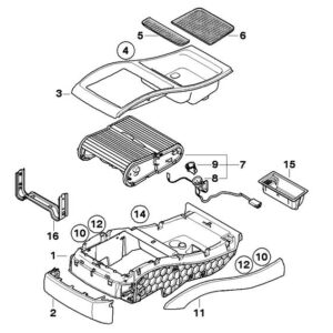 Holder console 51169124422