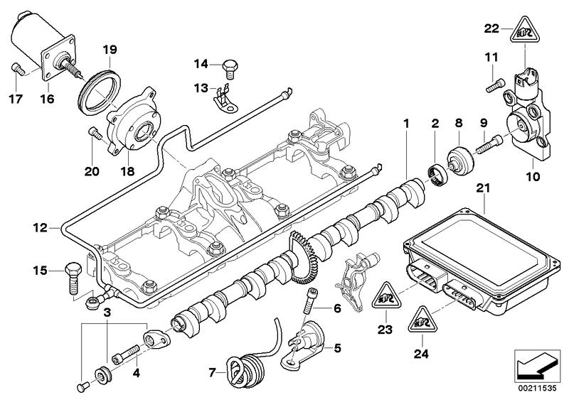 Lever with roller 11377503093