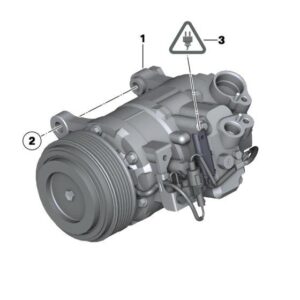 RP air compressor with magnetic coupling R134A / R1234yf 64529399072