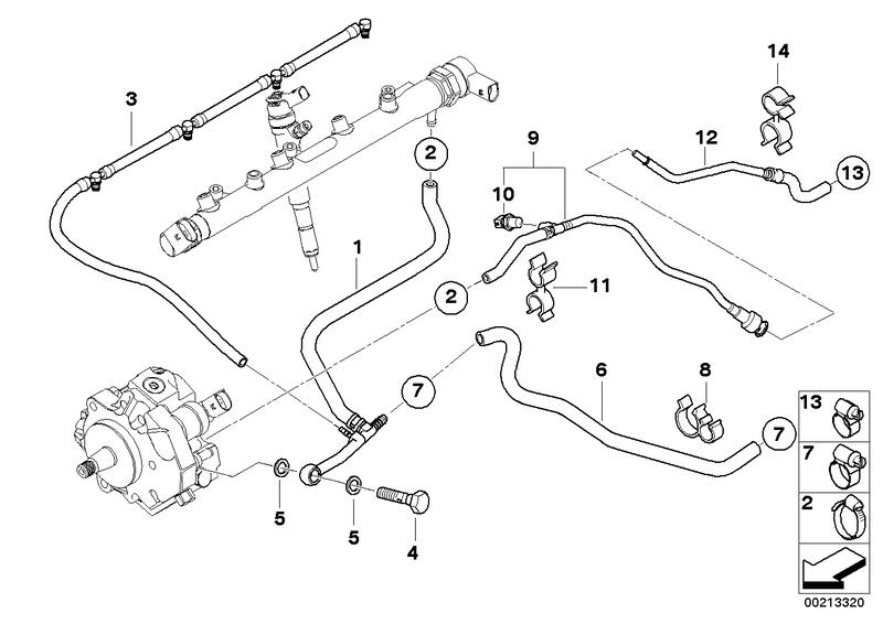 Fuel supply line 13533418109