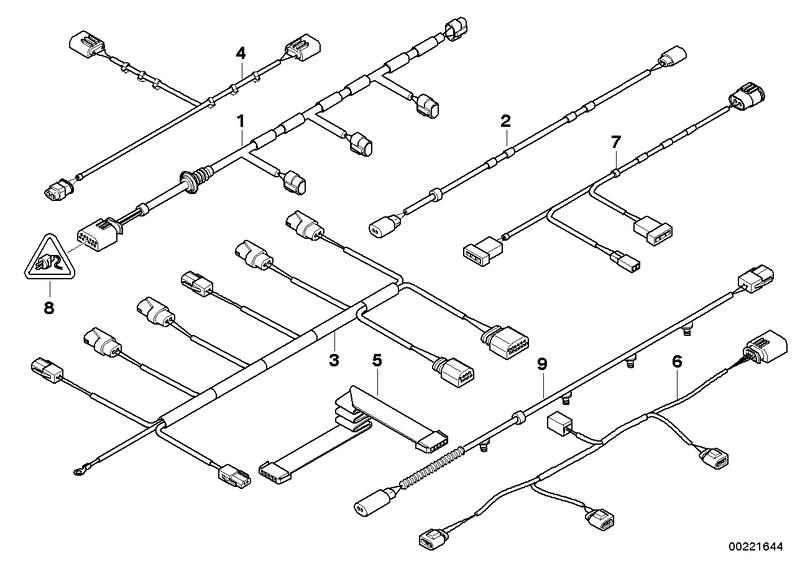 Harness PDC front 61129192568