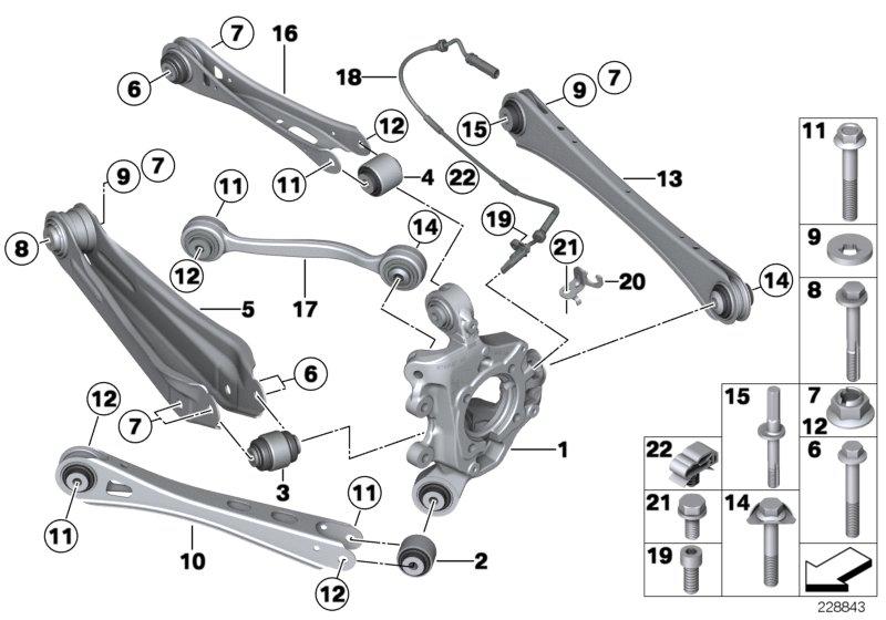 Securing screw M14X15X74-10.9 33326765373