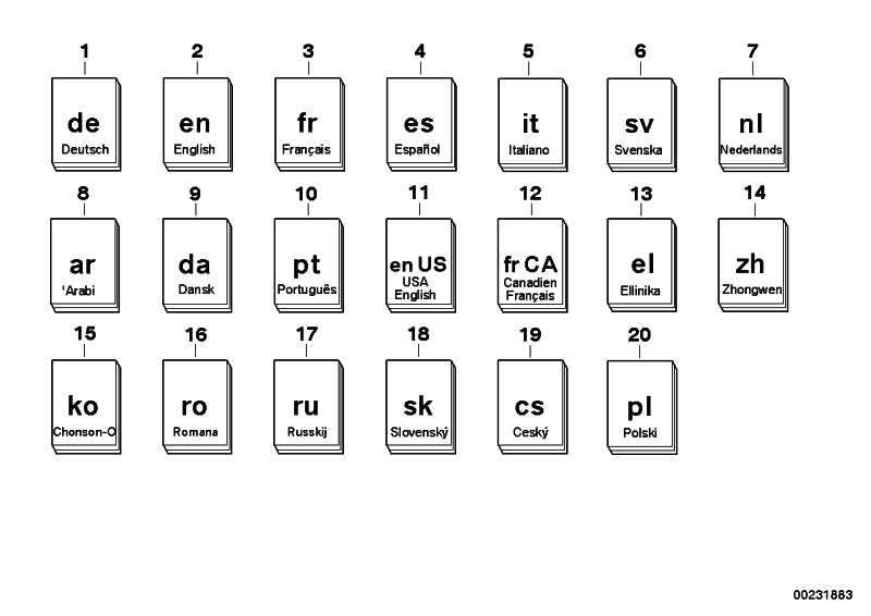 Manual radio "de" SA657 SA650 01400156005