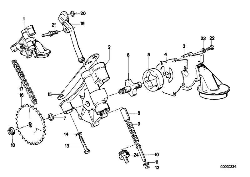 Oil pump snorkel 11411319423