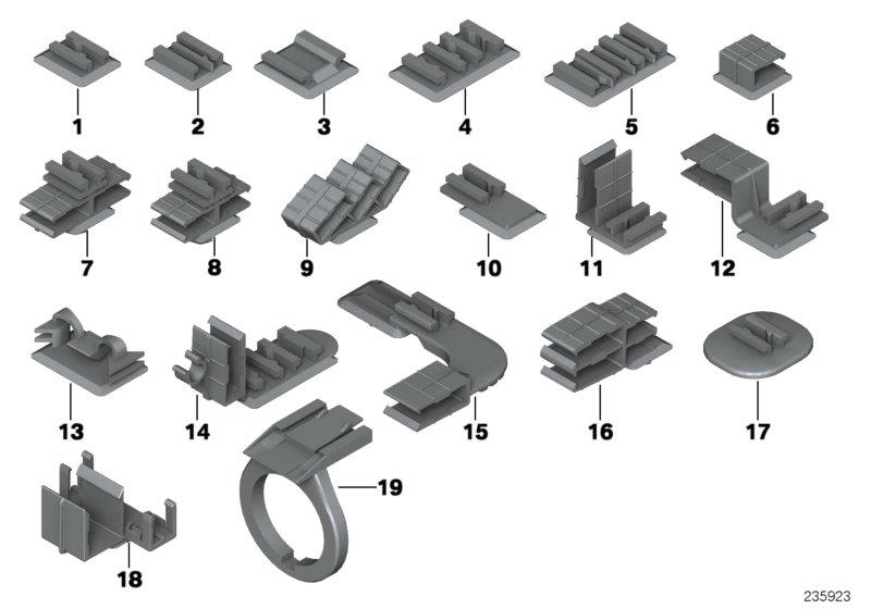 Holder connector black 61131382120