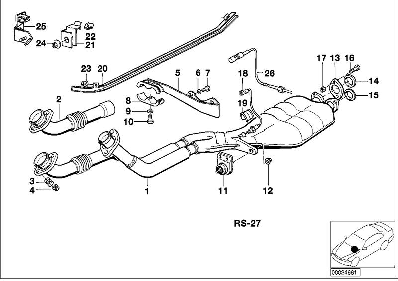 Exhaust pipe 18301437358