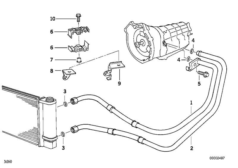 Oil cooler line flow 17221723848