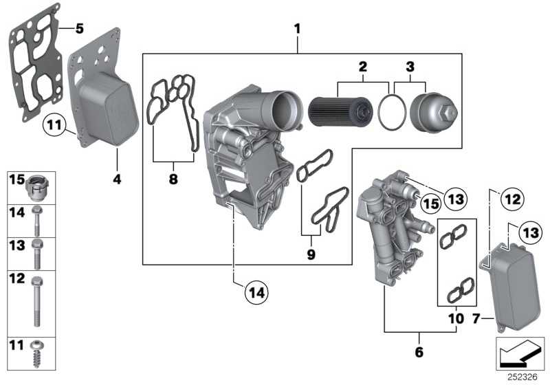 Oil filter cover 11428515220