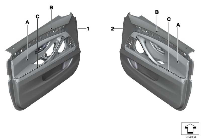 Door panel front left INDIVIDUAL 51418034801