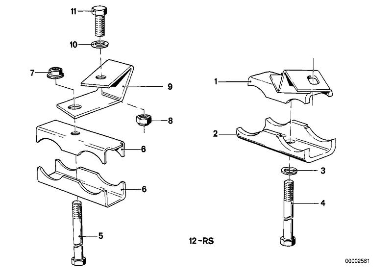 Pipe clip 18211246851