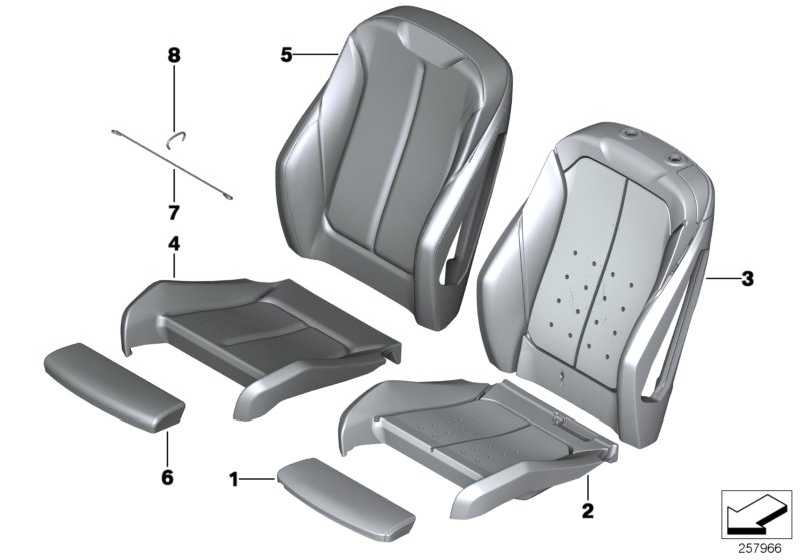 Regarding sports seat backrest leather left BLACK 52107319589