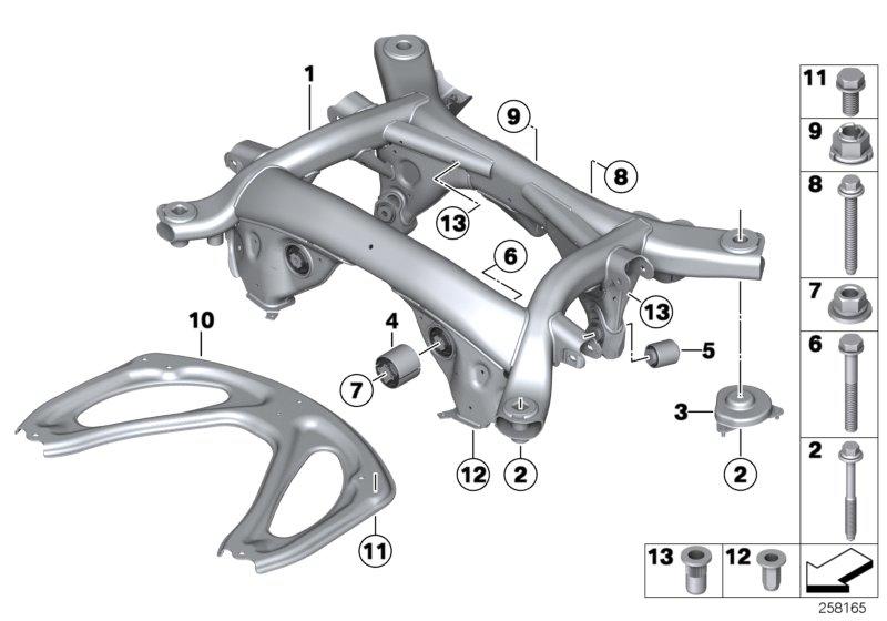 Rear axle 33312284090