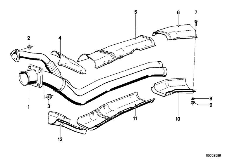 Exhaust pipe 18111175186