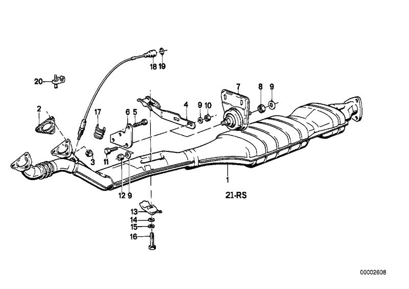 Exchange catalyst exhaust pipe 11761716751