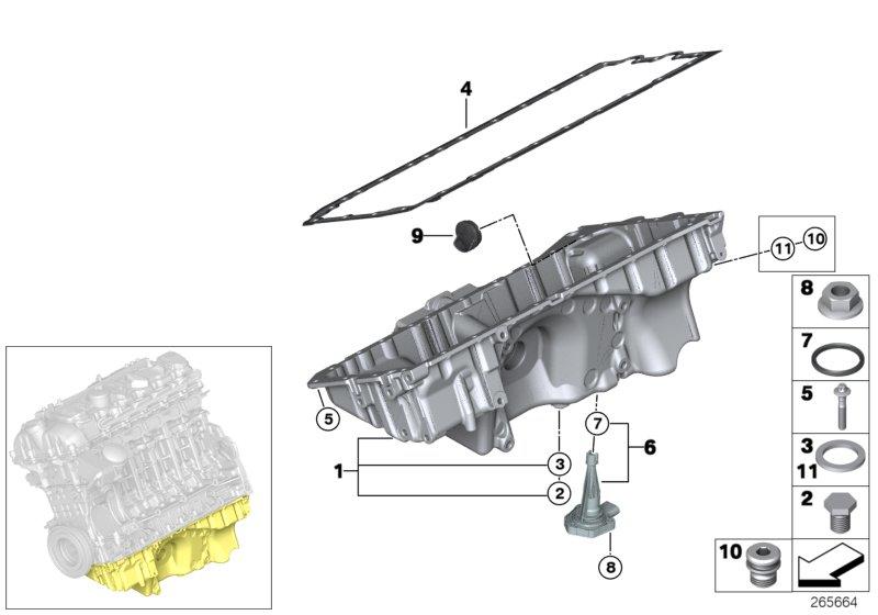 Oil pan 11137570403