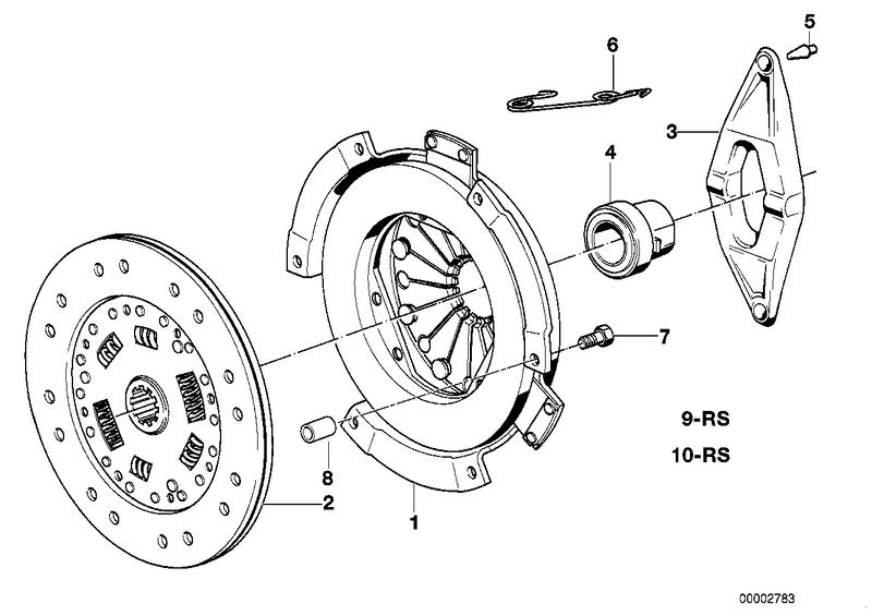 Clutch disc D = 240MM 21210415934