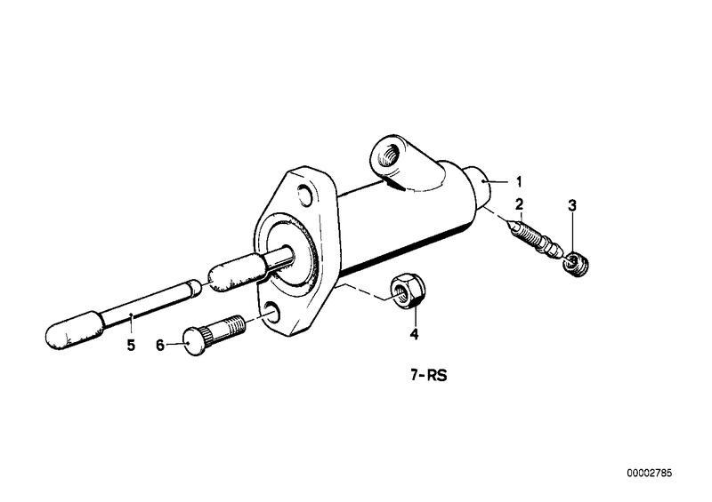 Clutch slave cylinder D = 2220MM 21521157346