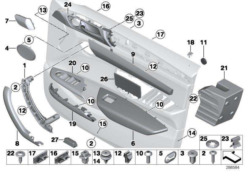 Shutter door aluminum finishing touches right 51417485948