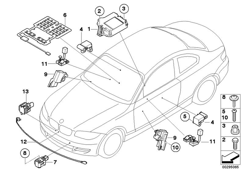 Sensor pedestrian protection fiber 65769318773