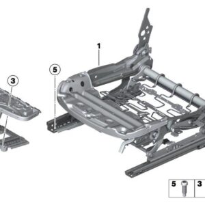 Seat mechanism right 52107270154