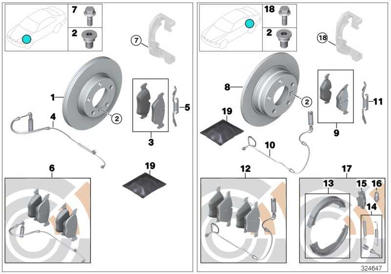 Set of brake pads with the brake lining sensor VALUE LINE 5er 6 34112339272