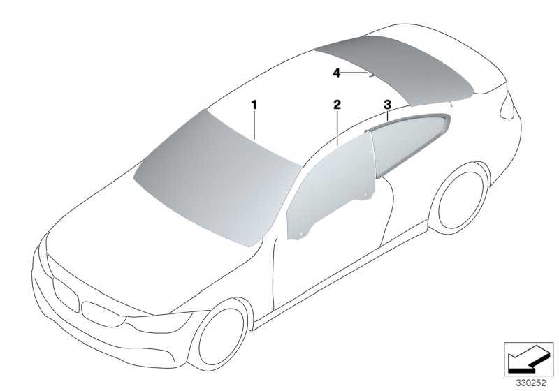 Side window fixed rear left SSG SW HGL 51377433355