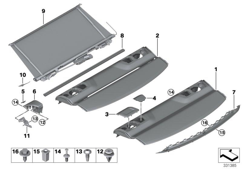 Roller sunblind 51467276921