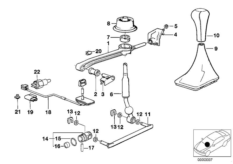 Shift rod cranked 25111222784