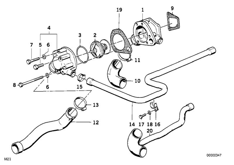 Thermostat housing 11532241122