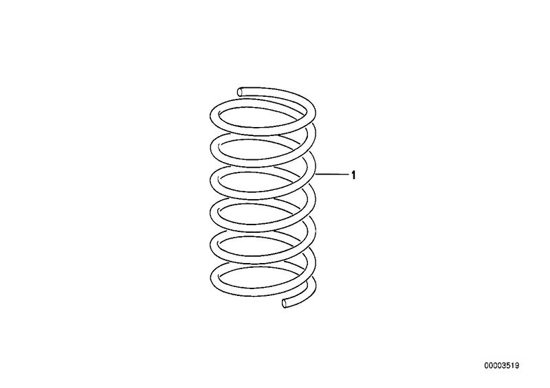 Helical spring 31331130049