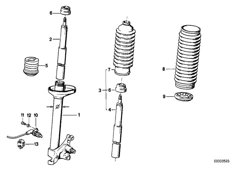 Shock absorber insert BILSTEIN 31321130067