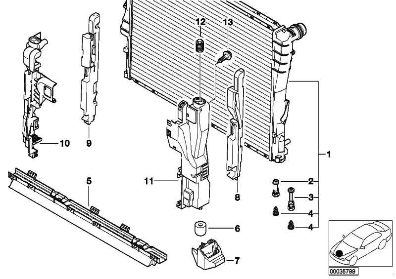 Cooler inlet screw mechanism 3 X3 Z4 17111437359