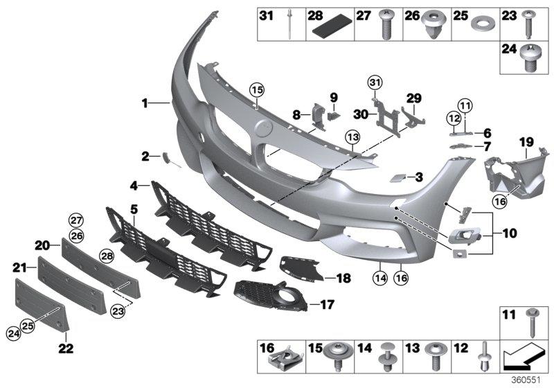 Pad for license US / JAPAN 51138054531